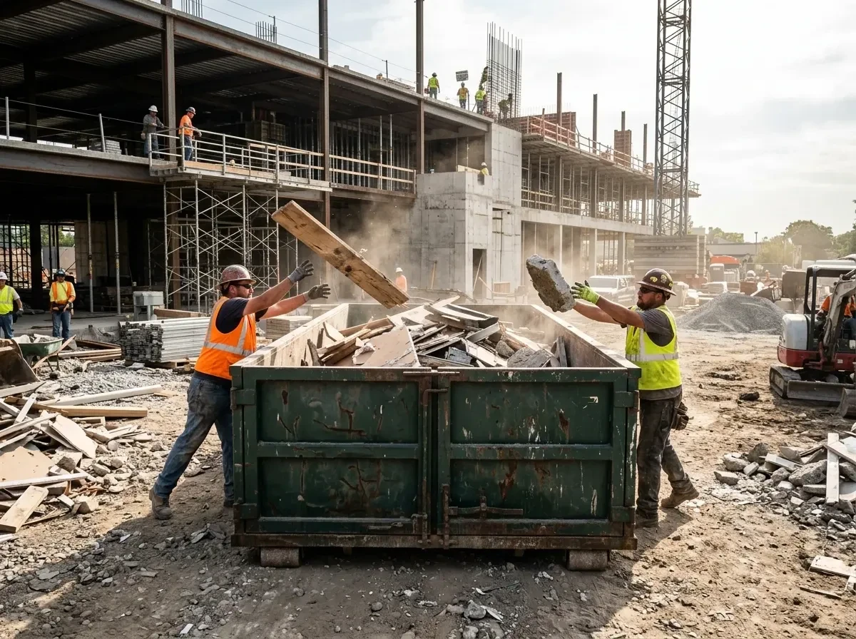 construction-site-debris-conta-004 — trusted local provider team, Best Commercial Dumpster Rental in Dallas