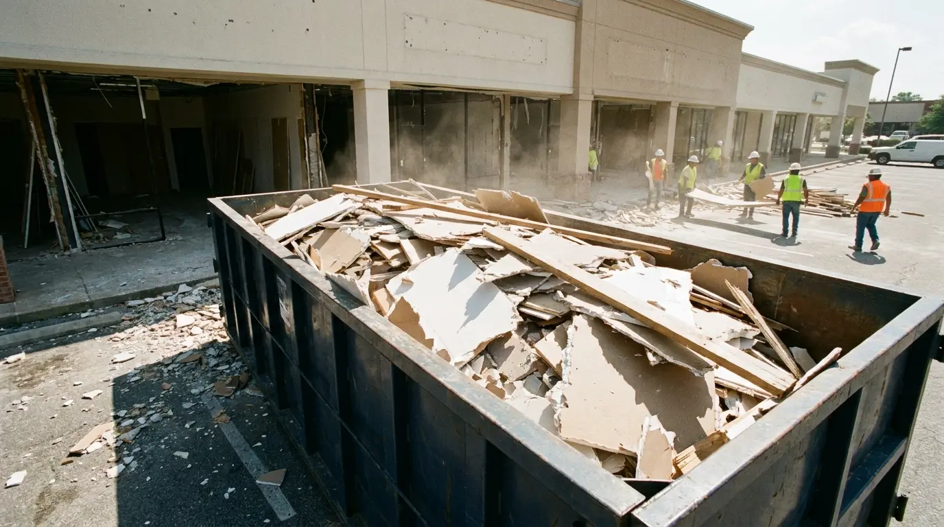 Commercial Dumpster Rental Service — completed project