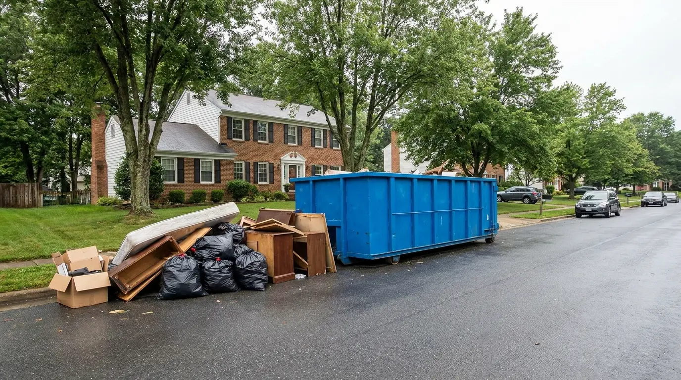 Commercial Dumpster Rental Service — professional installation