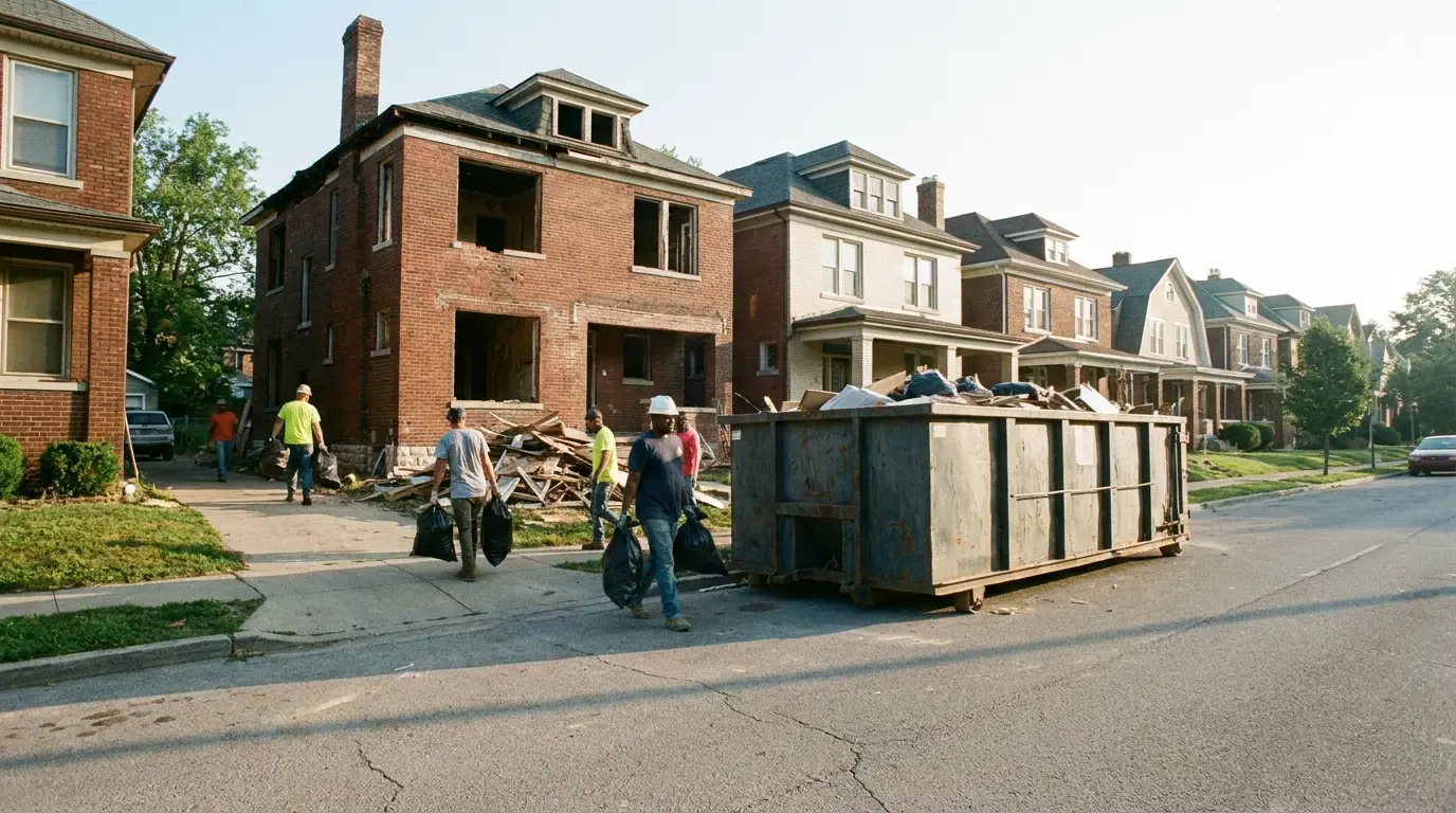 Commercial Dumpster Rental Service — finished craftsmanship