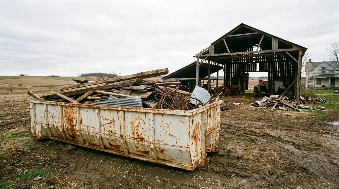 Commercial Dumpster Rental Service — on-site job work